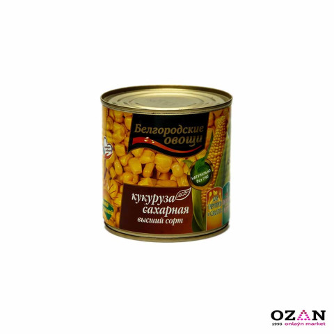 «Белгородские овощи» şekerli mekgejöwen  konserwirlenen 400 gr