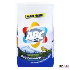 Soda Rasmi ABC - Matic Kir ýuwujy soda Dag tazeligi, 9 kg plastik paket